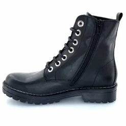 Rock|Bottines<Chacal Bottillon Fermeture Éclair 6830 Cuir Noir