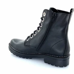 Rock|Bottines<Chacal Bottillon Fermeture Éclair 6830 Cuir Noir