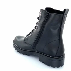 Rock|Bottines<Chacal Bottillon Fermeture Éclair 6830 Cuir Noir