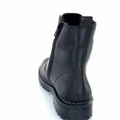 Rock|Bottines<Chacal Bottillon Fermeture Éclair 6830 Cuir Noir