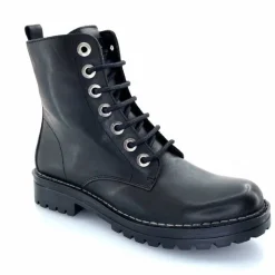 Rock|Bottines<Chacal Bottillon Fermeture Éclair 6830 Cuir Noir