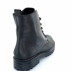 Rock|Bottines<Chacal Bottillon Fermeture Éclair 6830 Cuir Noir