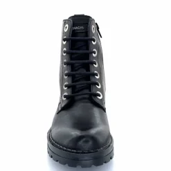 Rock|Bottines<Chacal Bottillon Fermeture Éclair 6830 Cuir Noir