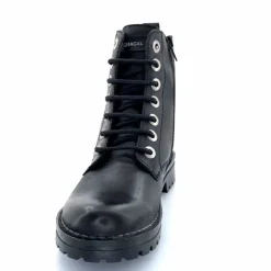 Rock|Bottines<Chacal Bottillon Fermeture Éclair 6830 Cuir Noir