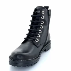 Rock|Bottines<Chacal Bottillon Fermeture Éclair 6830 Cuir Noir