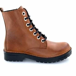 Rock|Bottines<Chacal Bottillon Fermeture Éclair 6830 Cuir Ocre Rouille