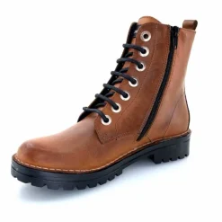 Rock|Bottines<Chacal Bottillon Fermeture Éclair 6830 Cuir Ocre Rouille