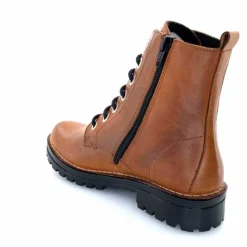 Rock|Bottines<Chacal Bottillon Fermeture Éclair 6830 Cuir Ocre Rouille