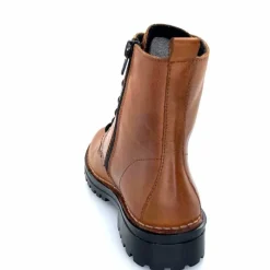 Rock|Bottines<Chacal Bottillon Fermeture Éclair 6830 Cuir Ocre Rouille