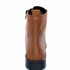 Rock|Bottines<Chacal Bottillon Fermeture Éclair 6830 Cuir Ocre Rouille