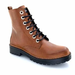 Rock|Bottines<Chacal Bottillon Fermeture Éclair 6830 Cuir Ocre Rouille