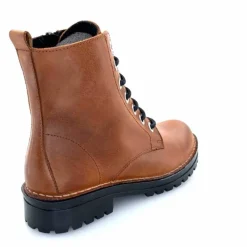 Rock|Bottines<Chacal Bottillon Fermeture Éclair 6830 Cuir Ocre Rouille