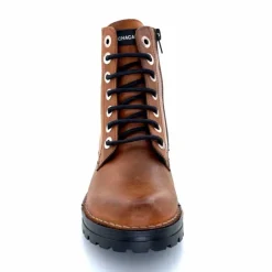 Rock|Bottines<Chacal Bottillon Fermeture Éclair 6830 Cuir Ocre Rouille