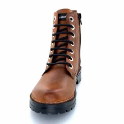 Rock|Bottines<Chacal Bottillon Fermeture Éclair 6830 Cuir Ocre Rouille