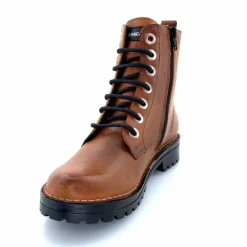 Rock|Bottines<Chacal Bottillon Fermeture Éclair 6830 Cuir Ocre Rouille