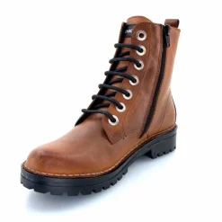 Rock|Bottines<Chacal Bottillon Fermeture Éclair 6830 Cuir Ocre Rouille