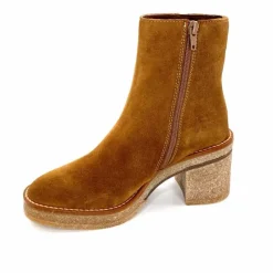 Talon|Basic<Alpe Bottines à Talon 2626 Baby Daim Cuero Camel