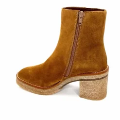 Talon|Basic<Alpe Bottines à Talon 2626 Baby Daim Cuero Camel