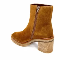 Talon|Basic<Alpe Bottines à Talon 2626 Baby Daim Cuero Camel