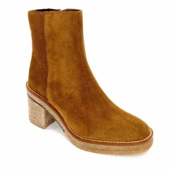 Talon|Basic<Alpe Bottines à Talon 2626 Baby Daim Cuero Camel