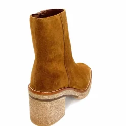 Talon|Basic<Alpe Bottines à Talon 2626 Baby Daim Cuero Camel
