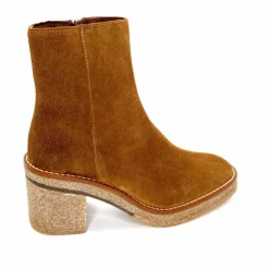 Talon|Basic<Alpe Bottines à Talon 2626 Baby Daim Cuero Camel