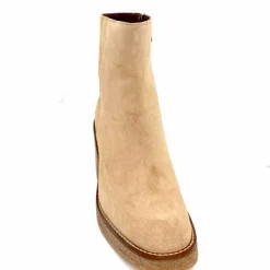 Basic|Bottines<Alpe Bottines à Talon 2626 Baby Daim Corda Crème