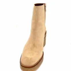 Basic|Bottines<Alpe Bottines à Talon 2626 Baby Daim Corda Crème