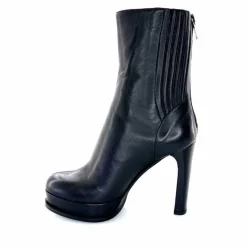 Bottines<chantal Bottines à Talon 2145 Cuir Noir