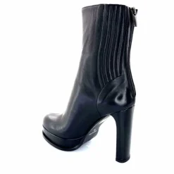 Bottines<chantal Bottines à Talon 2145 Cuir Noir