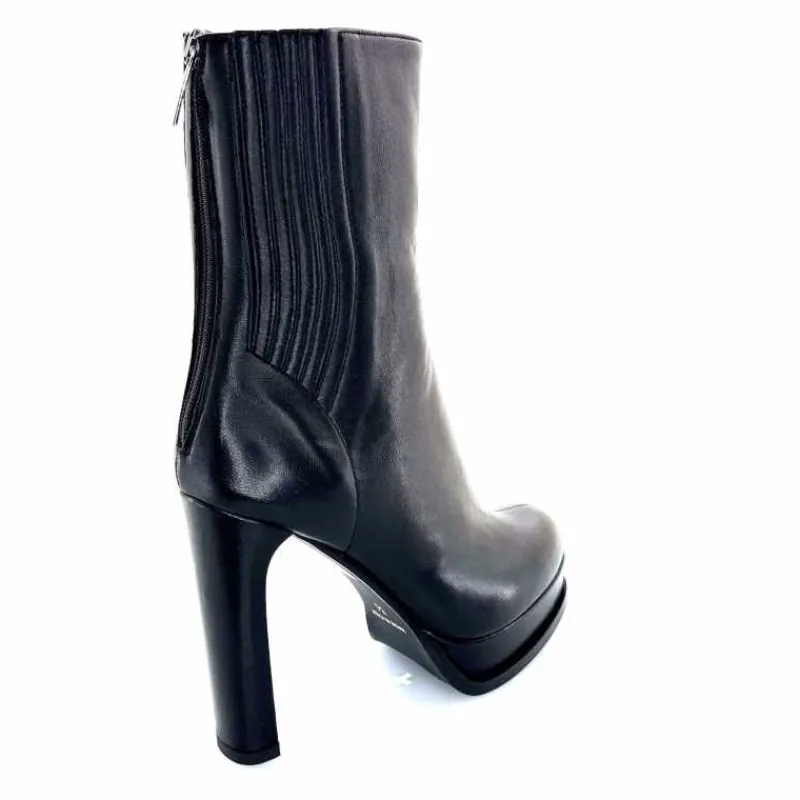 Bottines<chantal Bottines à Talon 2145 Cuir Noir