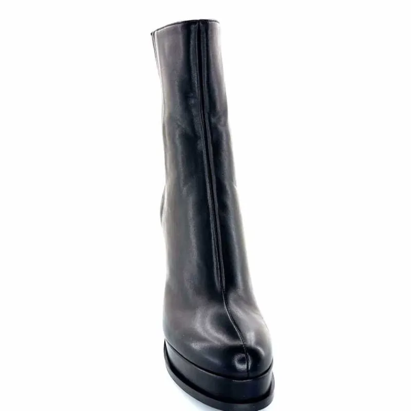 Bottines<chantal Bottines à Talon 2145 Cuir Noir