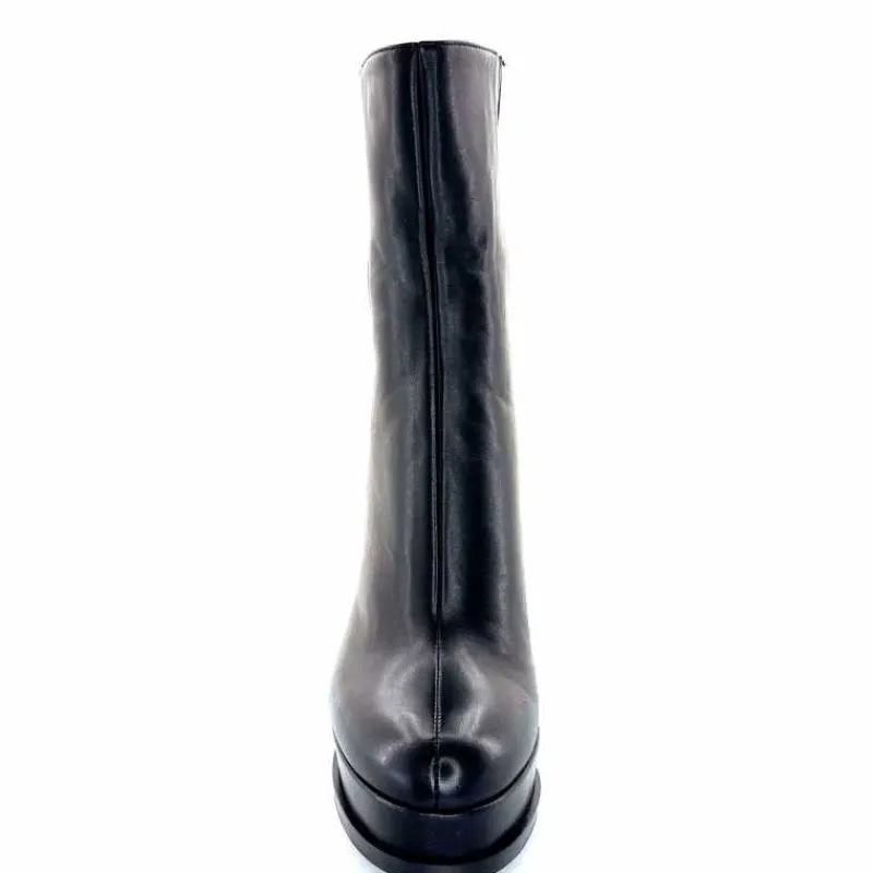 Bottines<chantal Bottines à Talon 2145 Cuir Noir