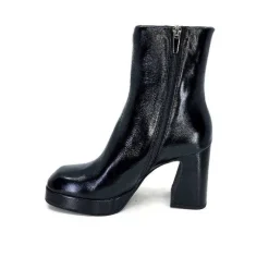 Féminin|Elégant<chantal Bottines à Talon 2191 Cuir Vernis Noir