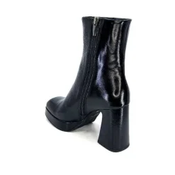 Féminin|Elégant<chantal Bottines à Talon 2191 Cuir Vernis Noir