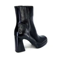 Féminin|Elégant<chantal Bottines à Talon 2191 Cuir Vernis Noir