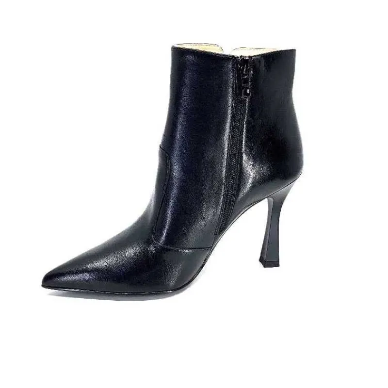 Talon|Féminin<Nero Giardini Bottines à Talon Fin Néro Giardini 1308646 De 100 Cuir Noir
