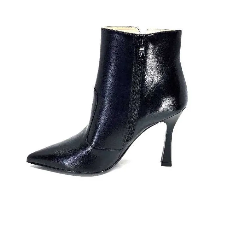Talon|Féminin<Nero Giardini Bottines à Talon Fin Néro Giardini 1308646 De 100 Cuir Noir