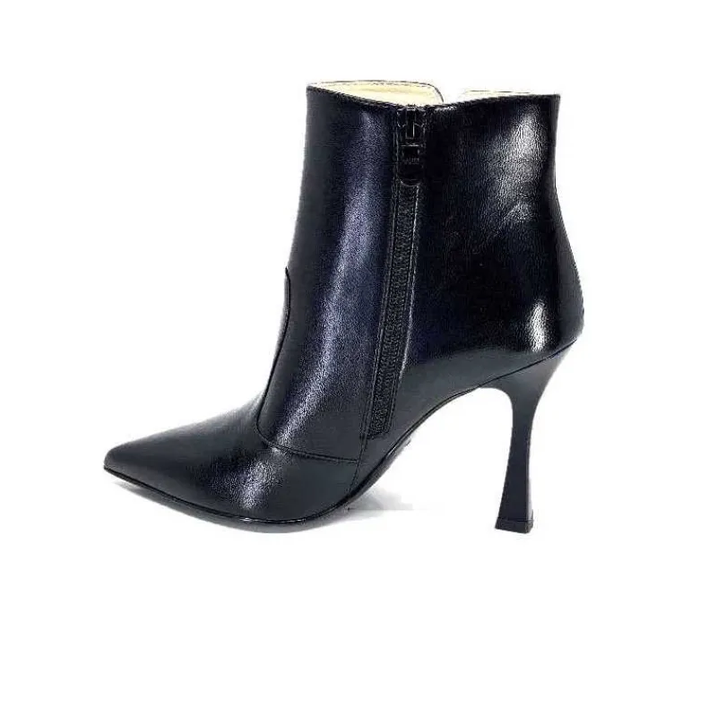 Talon|Féminin<Nero Giardini Bottines à Talon Fin Néro Giardini 1308646 De 100 Cuir Noir