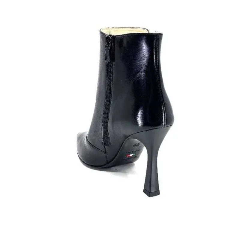 Talon|Féminin<Nero Giardini Bottines à Talon Fin Néro Giardini 1308646 De 100 Cuir Noir