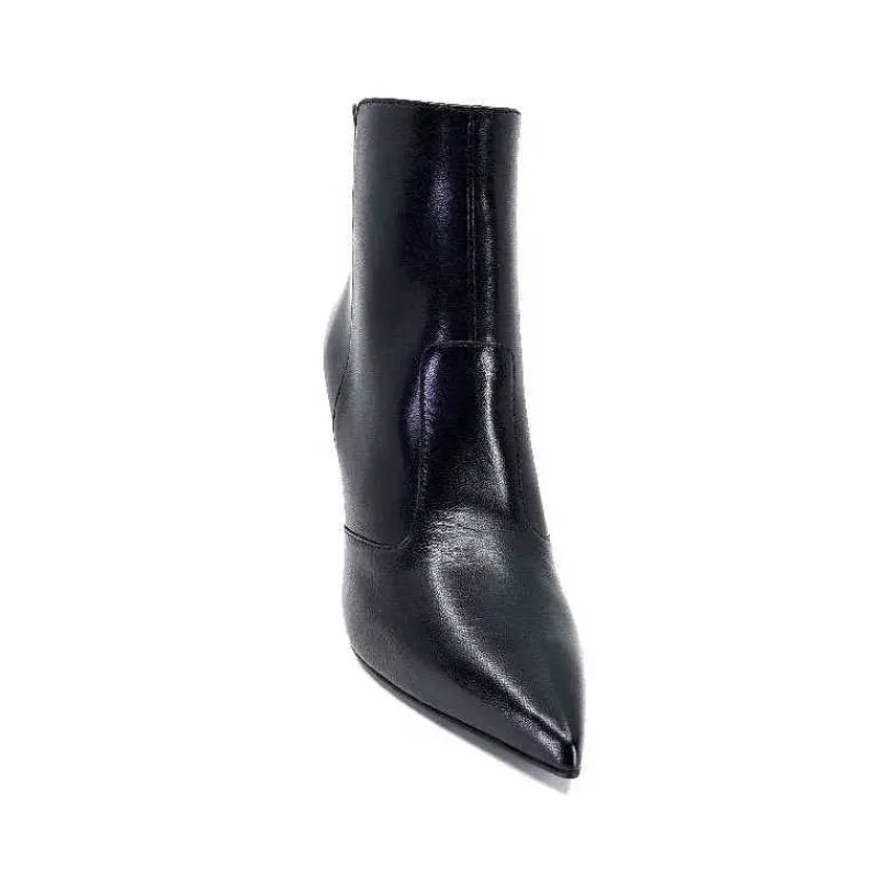 Talon|Féminin<Nero Giardini Bottines à Talon Fin Néro Giardini 1308646 De 100 Cuir Noir