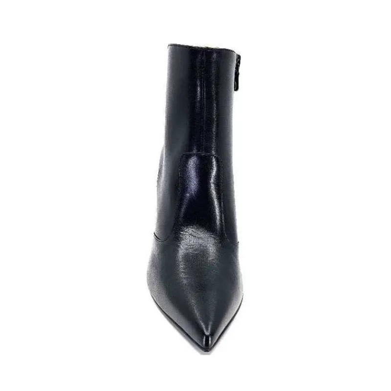 Talon|Féminin<Nero Giardini Bottines à Talon Fin Néro Giardini 1308646 De 100 Cuir Noir