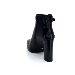 Basic|Bottines<Nero Giardini Bottines à Talon Haut Néro Giardini 1308722 De 100 Cuir Noir