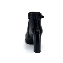Basic|Bottines<Nero Giardini Bottines à Talon Haut Néro Giardini 1308722 De 100 Cuir Noir