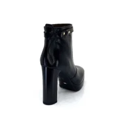 Basic|Bottines<Nero Giardini Bottines à Talon Haut Néro Giardini 1308722 De 100 Cuir Noir