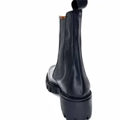 Rock|Bottines<belang Bottines à Talon Ivoire 08112 Cuir Noir