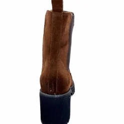 Rock|Bottines<Ivoire0235a Bottines à Talon Ivoire 28115 Daim Marron