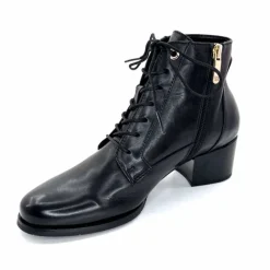 Bijoux<Regarde Le Ciel Bottines à Talon Jolene 25 Cuir Noir
