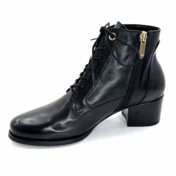 Bijoux<Regarde Le Ciel Bottines à Talon Jolene 25 Cuir Noir