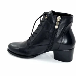 Bijoux<Regarde Le Ciel Bottines à Talon Jolene 25 Cuir Noir